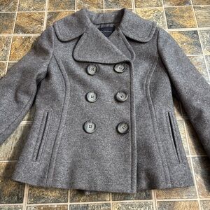 Banana Republic Charcoal Gray Coat
